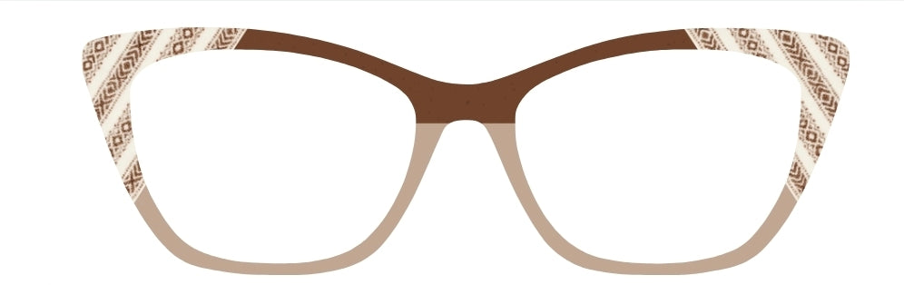 Jules Brown & Cream Sweater Stripe Corners