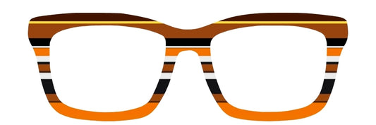 Orange, Brown & Black Stripes