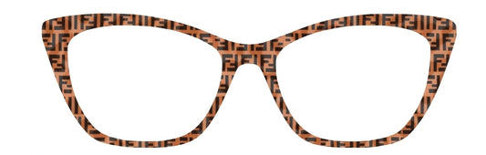 "Fendi" Inspired Tort (Semi-Translucent)