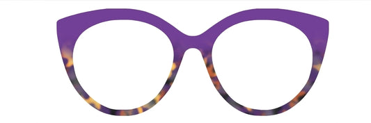 Suzi's Purple Horizontal Fade to Twilight Tort (Pair Dupe)