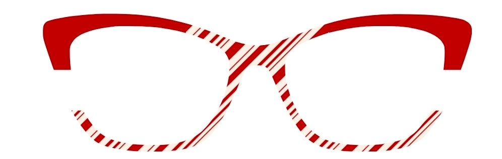 SJP Candy Cane Stripes/Red Corners