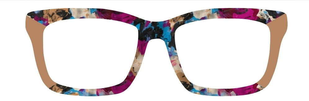 Magenta Marble w/Tan Sides (Semi-Translucent)