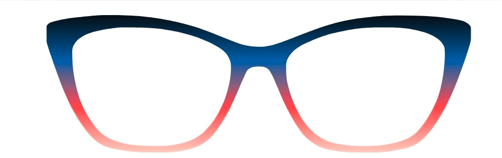 Navy to Peach Gradient