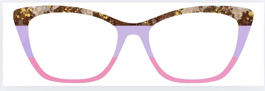 Horizontal Tort, Purple & Pink Blocks