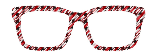 Candy Cane Houndstooth Sweater