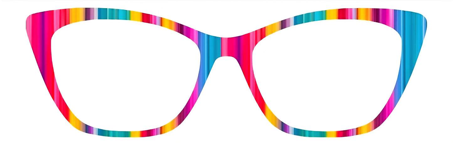 Rainbow Pop Art Stripes