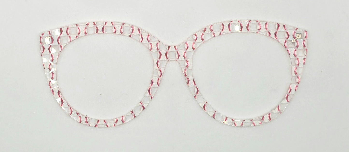 Destash Zuri Baseball Translucent Acrylic