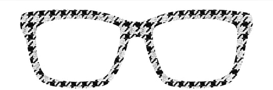 (Reversed) White & Black Sweater Houndstooth