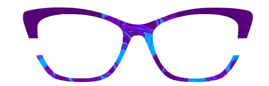 SJP Blue Marble/Purple Corners