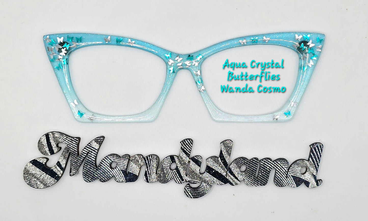 The Pink Butterfly Sparkle Crystal (Pair Dupe) This design can be ordered in different colors with different colored Butterflies 🦋 Add your custom request to the "Notes" box