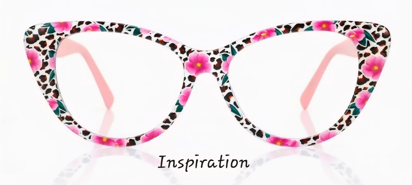 Pink Hibiscus & Cheetah