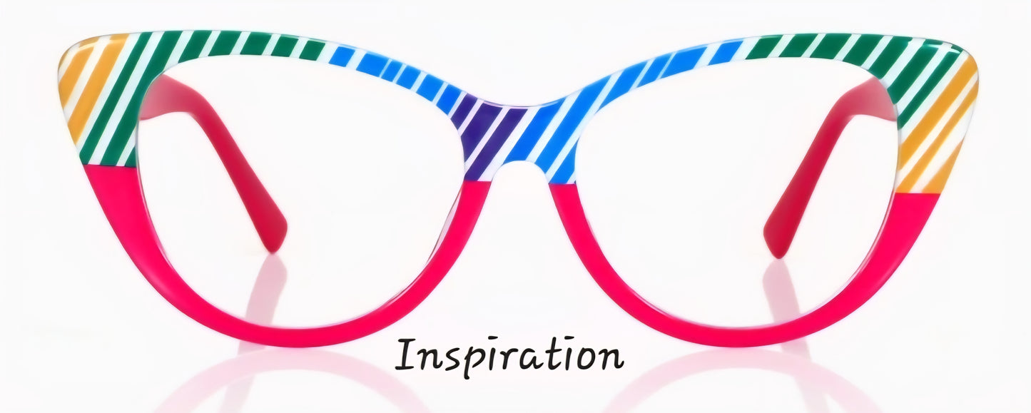 Rainbow Stripes & Red Split