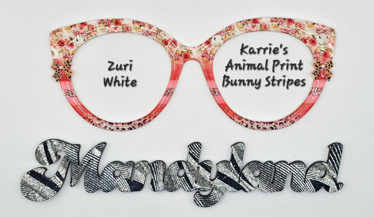 Karrie's Animal Print Bunny Stripes