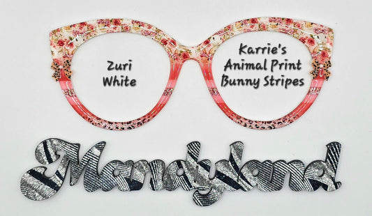 Karrie's Animal Print Bunny Stripes