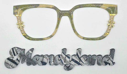 Karrie's Klassy Camo (shown with Resin, Glitter & Embellishments)