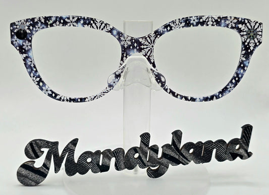 Snowy Nights *Add the $10 Resin/Shimmer/Embellishment option and Note "Holographic Glitter & Snowflakes"
