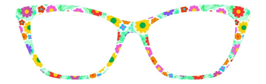 "Groovy Bloom Full Print" cheerful retro florals that feel straight out of a 70s daydream